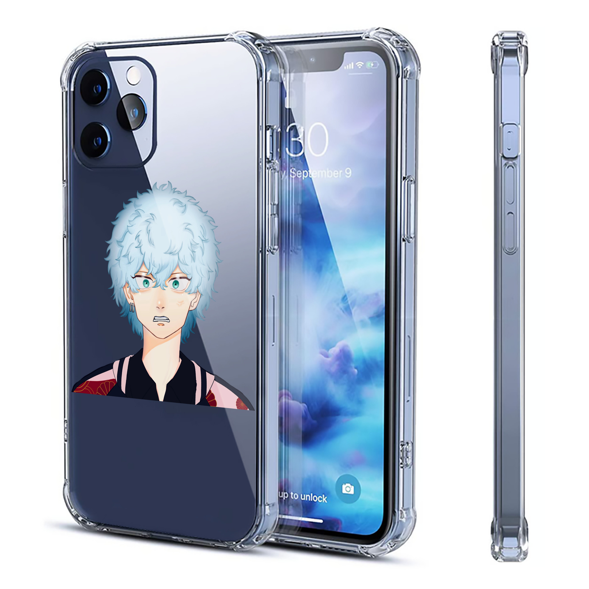 （画像用） 東京リベンジャーズ Tokyo Revengers 【iPhone 12シリーズ対応】透明スマホケース（クリアソフトケース）